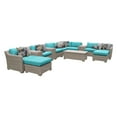 thumbnail image 6 of TK Classics Coast 14 Piece Outdoor Wicker Patio Furniture Set 14a, 6 of 11