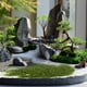 thumbnail image 2 of WORGEOUS Musgo artificial para plantas en macetas, decoración de césped sintético para interiores, manualidades, terrario y jardín de hadas, musgo decorativo para centros de mesa, plantas artísticas, 2 of 9