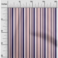 thumbnail image 1 of oneOone Polyester Lycra Fabric Multicolor Stripe Print Fabric By The Yard 56 Inch Wide, 1 of 3