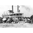 thumbnail image 2 of Flood Refugees C1910. Nafrican Americans Wait For Red Cross Assistance During A Flood Of The Mississippi River C1910., 2 of 4