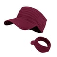 thumbnail image 4 of Helii Women Men Sports Sun Visor Lightweight Packable Stretchy Visor Hat for Running, Tennis, Golf Sun Hat Cowboy Hat Cute Hats, 4 of 6