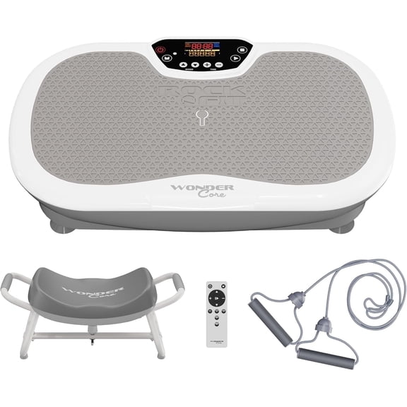 Wonder Core Vibration Plate Exercise Machine for Weight Loss, Power Shake Plate Vibration Plate for Whole Body Fitness, Vibrating Plate for Home Fitness, Vibration Platform Exercise Equipment for Gym