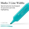 thumbnail image 4 of Faber-Castell Pastel Highlighters - 8 Pastel Colors - Water-Based Ink, 4 of 5