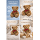 thumbnail image 3 of Pax Toys Peluche Oso de Felpa Café con Moño Rojo 30 cm – Suave y Abrazable – Regalo Ideal para Niños y Adultos, 3 of 4