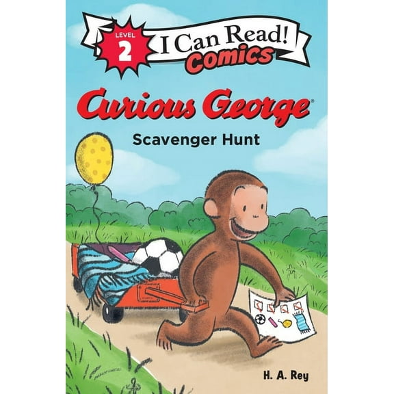 I Can Read Comics Level 2 Curious George: Scavenger Hunt, Book 4, (Hardcover)