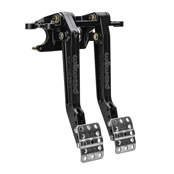 Wilwood 340-16384 Swing Mount Tandem Brake/Clutch Pedal, 6.25-7:1