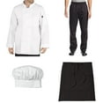 thumbnail image 1 of Student Chef Bundle Pack Includes Chef Coat, Pants, Hat & Apron, 1 of 1