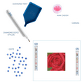 thumbnail image 5 of Diamond Dotz Rose Dew with Frame Flower Diamond Painting Kits for Adults - Diamond Art Kits a Relaxing Creative Craft Kit with Dotz Gems  12"x12", 5 of 6