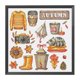 thumbnail image 2 of Cuadros Decorativos 11CT Impreso Punto de cruz completo Artesanía Escena de otoño Obra de arte Decoración de pared Sywqhk Nuevos Originales, 2 of 9