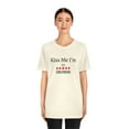 thumbnail image 4 of Kiss Me I'm 5 Star Girlfriend Unisex Jersey Short Sleeve Tee, 4 of 8