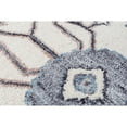 thumbnail image 3 of Alora Decor  Spirit Beige and Grey Medallion Hand-tufted Wool Blend Rug 8'6" x 11'6" - Beige/Gray, 3 of 5