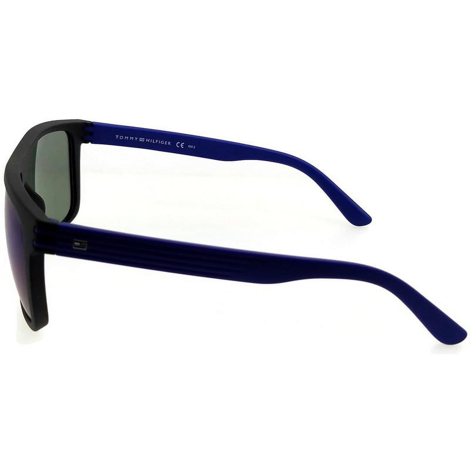 Tommy Hilfiger Grey Blue Mirror Square Men's Sunglasses TH 1277/S 0FB1/23 57