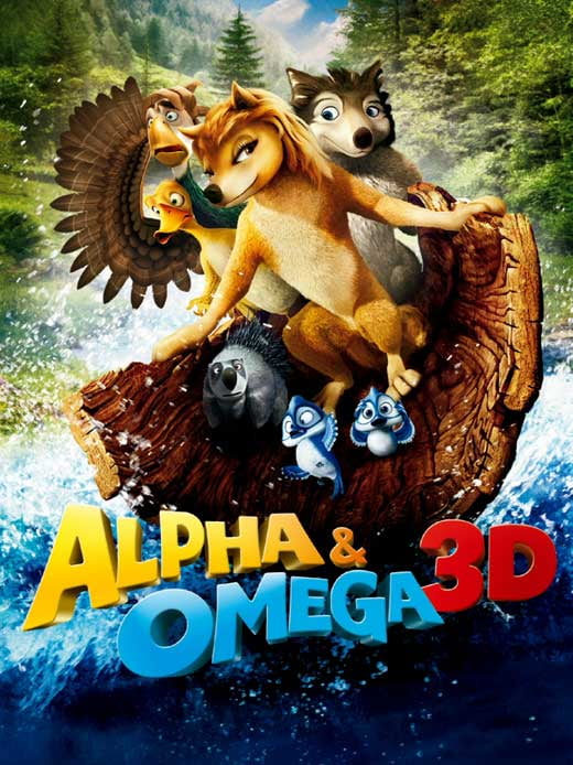 Alpha and Omega movie POSTER (Style G) (11" x 17") (2010) Walmart