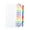 White, variant on Rainbow Tab Expanding File Folder - 12 Pages, Durable A4 Letter Size Organizer, Water-Resistant Plastic Dividers, Home/Office/School Document Holder (White)