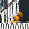 thumbnail image 1 of Hojas de Rosa Artificiales de Halloween - Enredadera de Ratán Sintético de Plástico Amarillo, 170 Cm de Largo, Decoración para Arreglos de Calabazas de Acción de Gracias y Decoración Del Hogar, 1 of 6