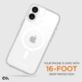 thumbnail image 3 of Funda para teléfono Case-Mate iPhone 16 Plus, resistente a los golpes, transparente, 3 of 9