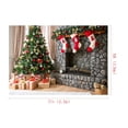 thumbnail image 3 of ABPHOTO Polyester Photo Background Fireplace Photocall Christmas Gifts Tree Backdrop for Studio X-mas Photography Family Photos 7x5ft, 3 of 4