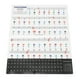thumbnail image 2 of Pegatinas para Teclado de Piano ANGGREK Extraíbles para 88 61 54 49 Teclas, 2 of 8