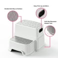 thumbnail image 5 of UNCLE WU 2-Step Stool for Kids, Dual Height Non-Slip Design for Potty Training, Bathroom Sink, Kitchen, Bedroom, 5 of 7