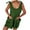 Green jumpsuits for women, variant on Wycnly Womens Jumpsuits Casual Summer Pocket Loose Baggy Linen Strap Wide Leg Jumpsuits Trendy Solid Scoop Neck Sleeveless Short Rompers for Women