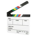 thumbnail image 6 of Film Slate Video Acrylic Clapperboard, Dry Erase Director Film Clapboard for Seamless Editing and Production, Applicable for Role Playing and Video Production (30x25CM), 6 of 8