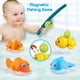 thumbnail image 3 of Baby bath water toy - 4 pcs Magnetic Fishing Games Kids Bathtub Toys, Mold Free Wind-up Toys Swimming Fish Duck Whale Floating Water Toys for Kids Baby Infant, 3 of 5