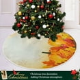 thumbnail image 6 of FMSHPON Thanksgiving Autumn Vegetables Xmas Christmas Tree Skirt Stand Mat for Holiday Party Decoration Indoor Outdoor 36 inches, 6 of 6