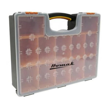 Homak HA01112425 Plastic Organizer Removable Bins Each