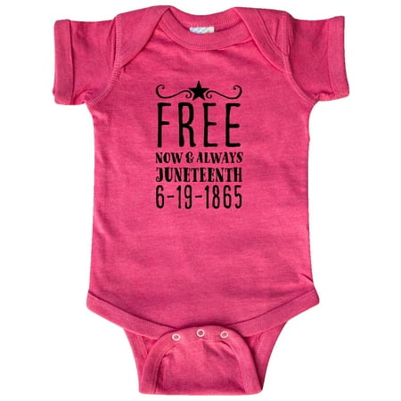 

Inktastic Free- Now and Always- Juneteenth 6-19-1865 Gift Baby Boy or Baby Girl Bodysuit