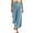 #0380-Sky Blue, variant on TaTaai Womens Solid Loose Casual Pants with Pockets Elastic Waist Relaxed Trousers Bottoms for Daily Home
