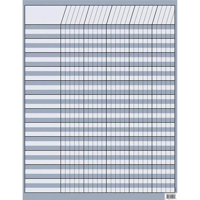 Creative Teaching Press CTP5147-6 Slate Grey Incentive Chart - 6 Each