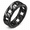 Black, variant on Men’s Stainless Steel Chain Link Ring, Openwork Statement Band, Sizes 7-13, for Work, Dinner and Casual Outings, Birthday Gift