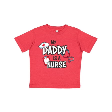 

Inktastic My Daddy is a Nurse Gift Toddler Boy or Toddler Girl T-Shirt