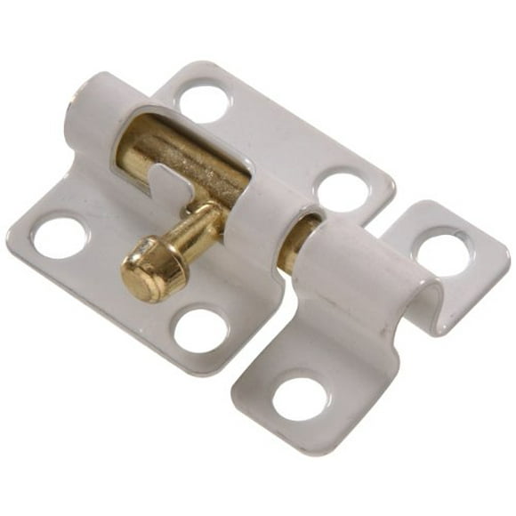 Hillman Hardware Essentials 852245 Barrel Bolt White 2"