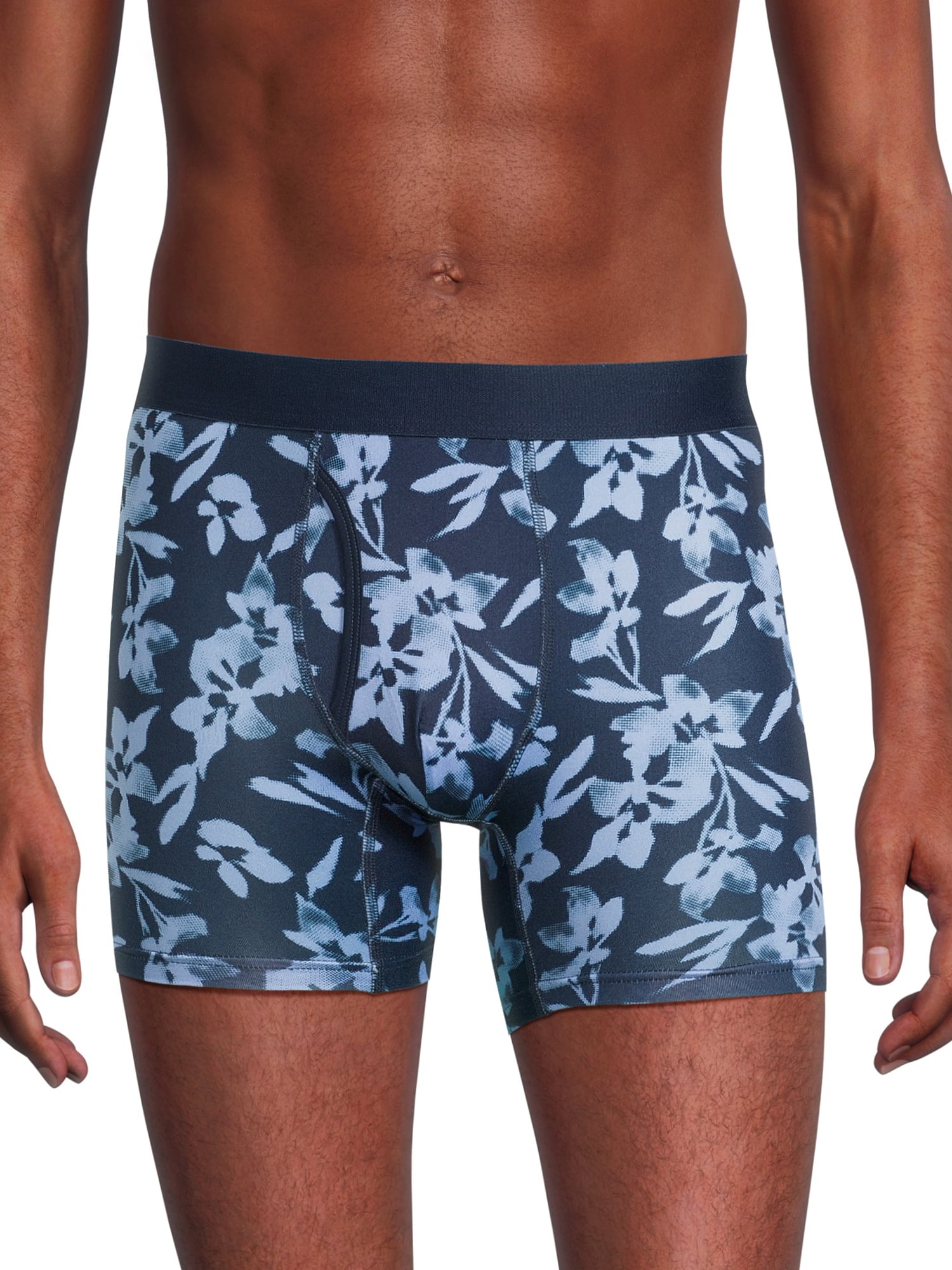 No Boundaries Men's Stretch Boxer Briefs, 3-Pack, Sizes S-3XL