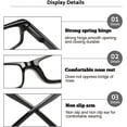 thumbnail image 3 of BLEBCOOL 6 Pack Reading Glasses for Men Women Blue Light Blocking Spring Hinge Reader, 3 of 7