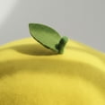 thumbnail image 5 of Jiibva Handmade Kawaii Beret Cartoon Beret Hat Green Leaves Fruit Berets French Style Beret Hats Cute Fruit Painter Hat Lolita Mori Cap for Women, 5 of 7