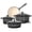 Gray, variant on MF Studio 7-Piece Enameled Cast Iron Cookware Sets, Heavy Duty Ceramic Coated Pots and Pans Set, Red Dutch Ovens Set