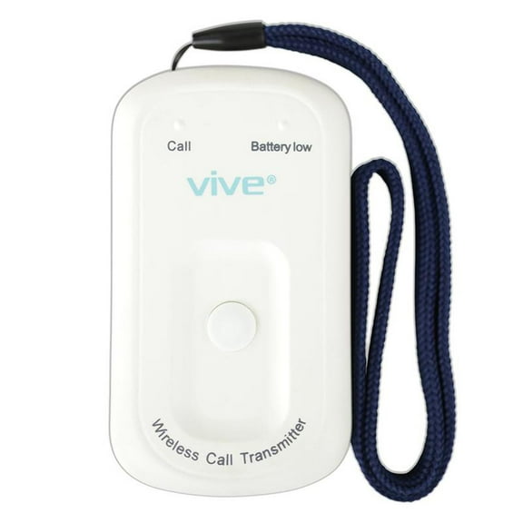 Vive Wireless Call Bell Alert Button with Caregiver Pager for Patients, Seniors, and Elderly