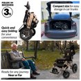 thumbnail image 2 of MAJESTIC IQ-8000 Nouvelle Aide à la Mobilité Télécommandée et Contrôlée par Joystick, Fauteuil Roulant Électrique Léger et Pliable, 2 of 5