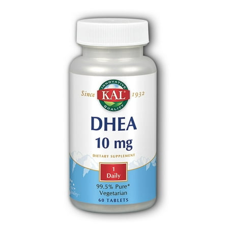 Kal 500 Mg 60 Tabs - DHEA-10 10 mg By KAL - 60 Tablets