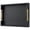 Black-17" x 12" x 2", variant on Beige 17" x 12" x 2" Faux Leather Serving Tray