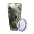 thumbnail image 2 of Fotbe Daisy Koala Pattern 20 oz Tumbler Stainless Steel Vacuum Insulated Coffee Ice Cup Double Wall Travel Flask Leak-proof Coffee Cup-Without Straw, 2 of 8