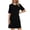 X38-Black, variant on Censtreet Sleep Shirts for Women Short Sleeve Night Shirts for Sleeping Pullover Nightgown Soft Nightdress