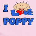 thumbnail image 2 of CafePress - I Love Poppy Blue Baby/Toddler Onesie - Baby Light Bodysuit, Size Newborn - 24 Months, 2 of 4