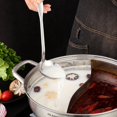 thumbnail image 2 of Cuchara para sopa con colador de acero inoxidable 304 para olla caliente, cuchara para olla caliente para el hogar engrosada integrada con gancho, juego de cucharas antifugas con mango largo, 2 of 5