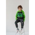 thumbnail image 2 of Sudadera con capucha Minecraft Creeper Little Boys Verde/Negra 7-8 años, 2 of 7