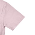 thumbnail image 4 of Linen Shirt for Men Short Sleeve Casual Button Up Top Breathable Summer Loose Fit Tunic Tee Beach Vacation Travel Out Wear Pink S, 4 of 4
