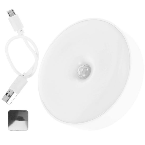 Motion Sensor Night Light White PVC for Home with Sensor Lights Indoor Motion Detection
