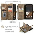 thumbnail image 3 of CaseMe Case for Google Pixel 10/10 Pro Wallet Case for Women Men, Fashion Durable PU Leather Magnetic Flip Lanyard Strap Wristlet Zipper Card Holder Wallet Phone Case for Google Pixel 10/10 Pro 6.3", 3 of 9
